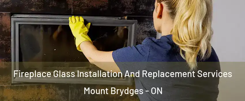  Fireplace Glass Installation And Replacement Services Mount Brydges - ON