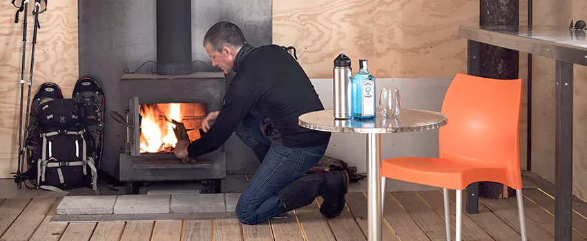 Open Hearth Wood Fireplace Installation in Strathroy Caradoc, ON